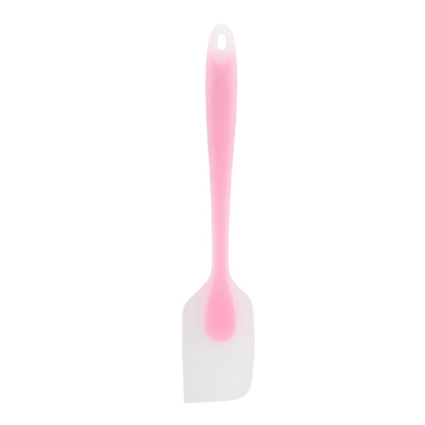 Silicone Spatula Translucent Integrated Full Wrapped Portable Heat Resistant Kitchen DIY Baking Cooking Tool Pink