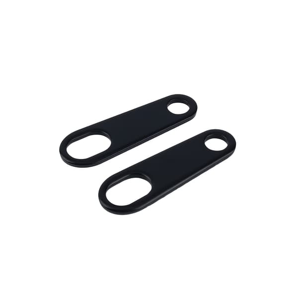 2X Svarte Tåkelys Støtdemperbraketter For Motorsykkel Custom Bobber