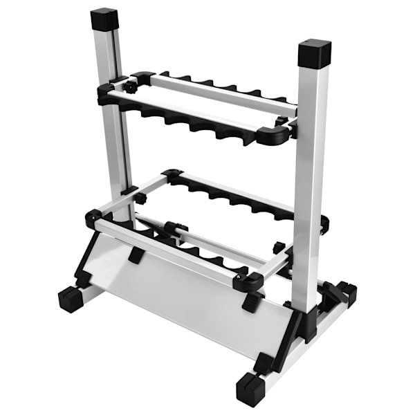Lättviktsfiskespöhållare Stativ Organizer Rack För 12 Spön