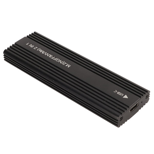SSD-kabinet Dual Protocol M.2 NVMe SATA højhastigheds 10 Gbps eksternt SSD-kabinet til M.2-harddiske