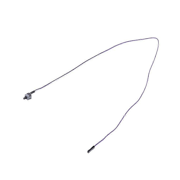 Computer Host Switch Line Reset Kabel Tænd/Sluk Trykknap 2 Pin Med 1 Pakke