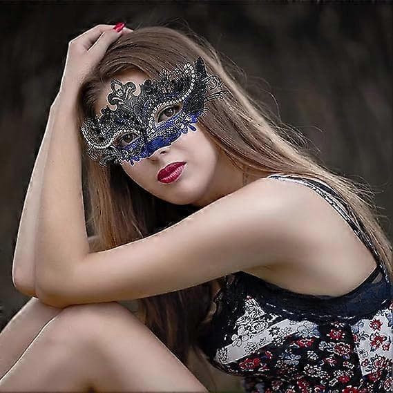 Maskerade maske, Mardi Gras-dekorasjoner, venetianske masker for kvinner