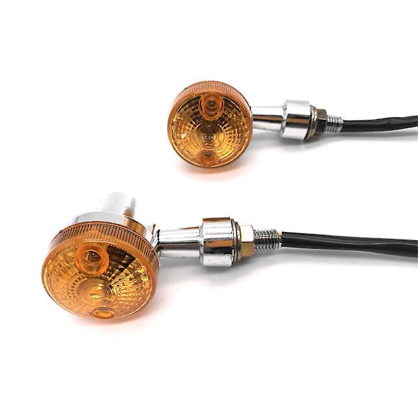 Motorcykel LED Blinklys, 10 stk 12V Amber Blinklys Indikatorlamper