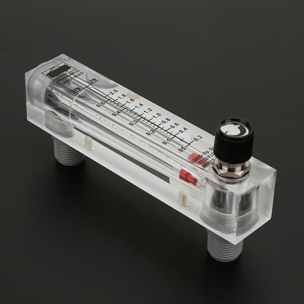 LZM-15T 0,1-0,5 GPM Knap Panel Type Væskestrømsmåler Flow Meter Måling ZG1/4\"
