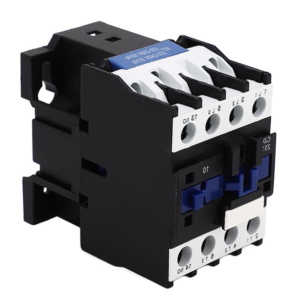 AC-kontaktor 220V 3P NO 25A Skinnemontering Sølvkontakt Lavspenningsmotorstyring