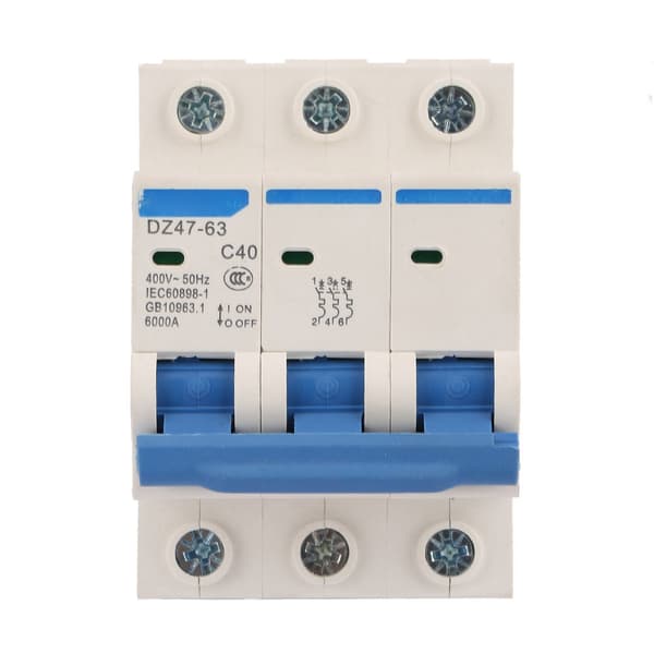 3P Miniature Beskyttelsesafbryder DZ47-63 40A 400V