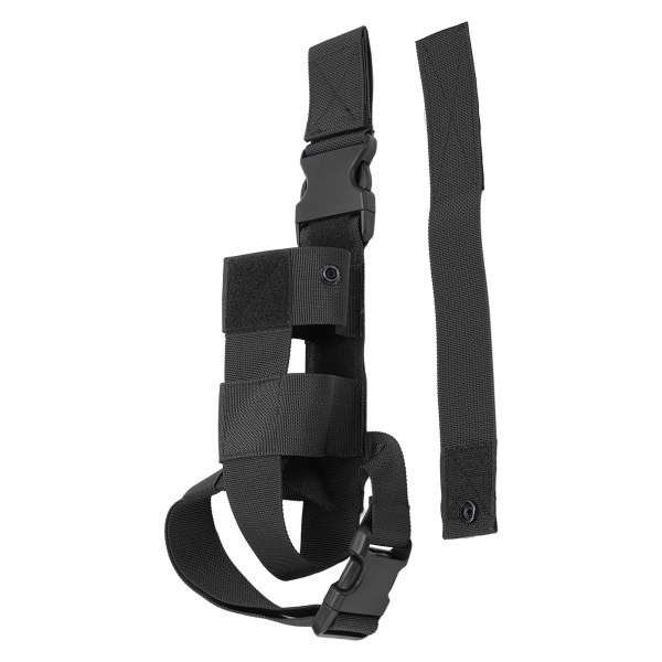 Benhölster för ben Drop Leg Holster Molle Vattenflaskeväska Multifunktion för utomhuscamping VandringSvart