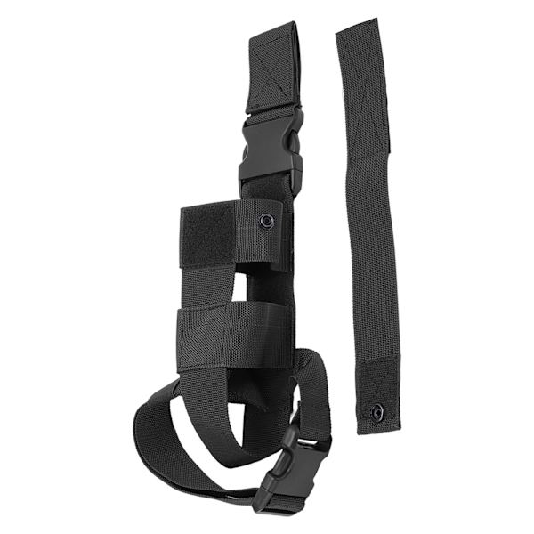 Jalkaveden kotelo Drop Leg Holster Molle vesipullolaukku Multi retkeilyretkeilymusta