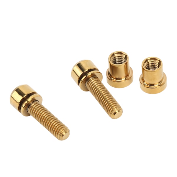 Polkupyörän ohjainkannatinruuvi titaani M5x18mm seos, korkea lujuus, kestävä, ruostumaton, hienot värit, polkupyörän ohjainkannatinruuvit, kiinteät ruuvit, kulta