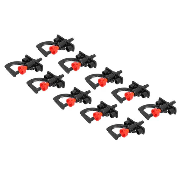 10 Set Refraktionsmunstycke G Typ Mikro Roterande Munstycke Vattensprinkler för Växthus