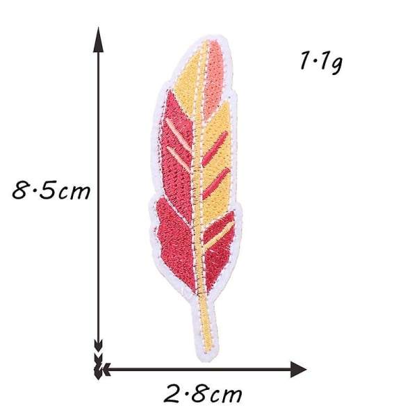 Frugtlappesæt - Ananas vandmelonbroderede stoflapper (18 stk)