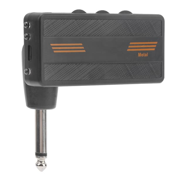 Plug Amp Elektrisk Guitar Hovedtelefonforstærker Opladelig Bærbar Distortion Effekt CA‑101