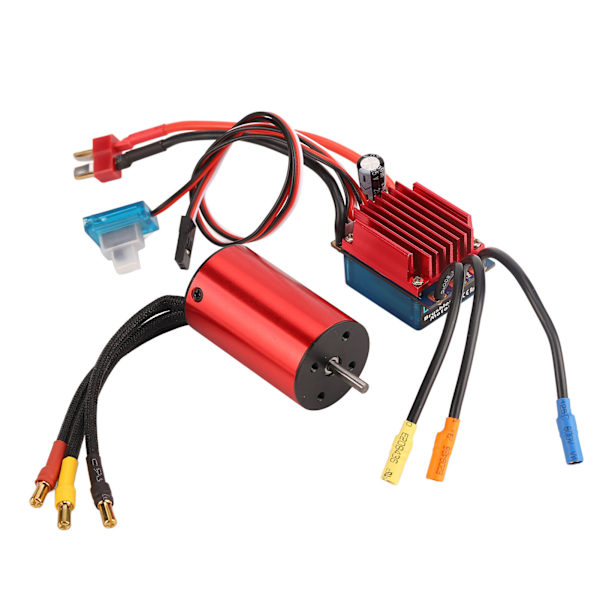 S2845 3700KV Borstlös Motor 35A ESC Set Vattentät Elektrisk Hastighetsregulator för Traxxas för HSP 1/12 RC Bil