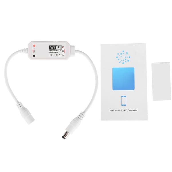 Wifi-kontroller Husholdnings-LED Ensfarget Stemme Musikk Fjernkontroll Lyslist Dimmer