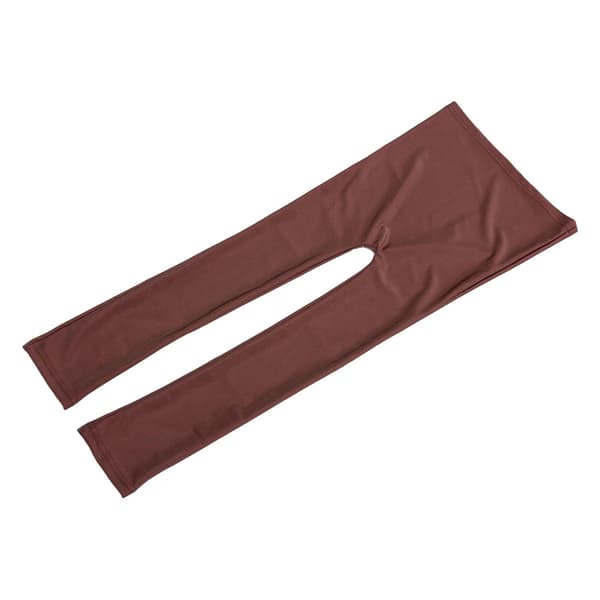 Varmeløs Krøllestang Hårbånd Leggings Form Elastisk Reducerer Spaltede Spidser Hårstylingværktøj til Søvn Brun