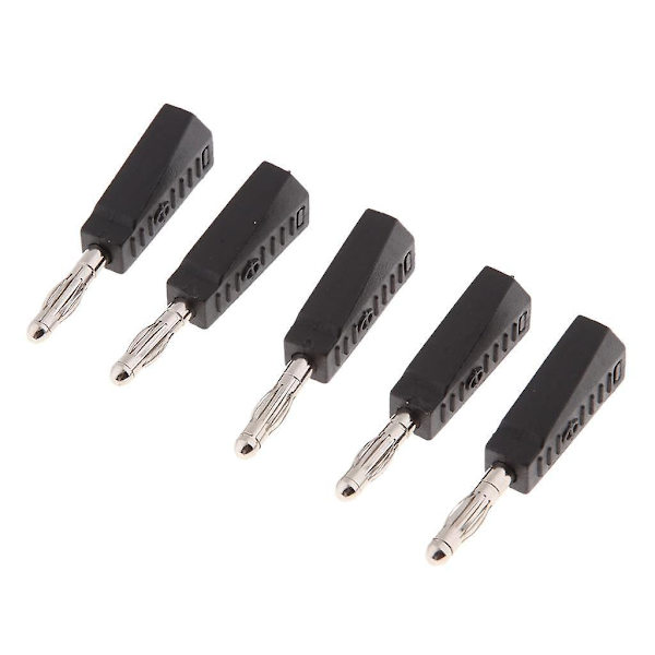 3 x 5 stk. 4 mm bananstik til testprober instrument meter konnektor sort