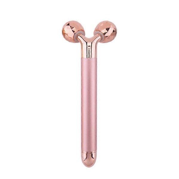 3-I-1 Elektrisk Jade Roller 3D Roller Ansiktsroller & Ansiktsmassager, Rosenkvarts