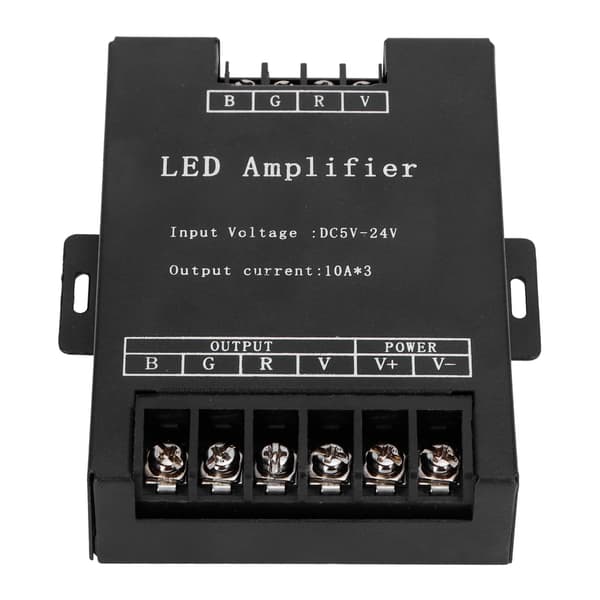 LED-signaforsterkerlampe RGB-lysbåndstrømkontroller repeatermodul DC5-24V