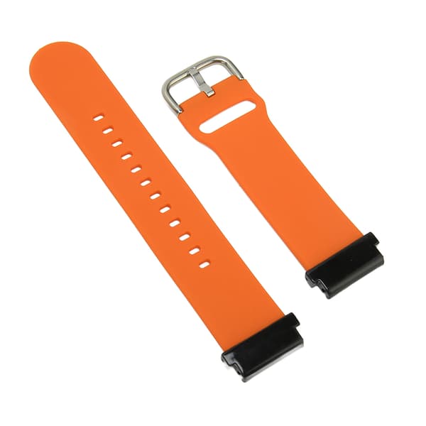 Udskiftningsarmbånd 20 mm Vandtæt Blød Quick Release Silikone Urrem til Garmin Fenix 7S Orange