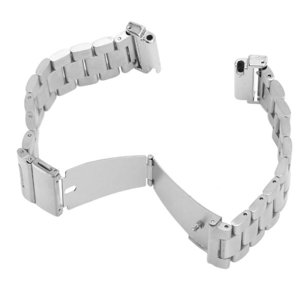 Watch för Garmin Forerunner 965/955 Rostfritt stål, justerbart utbytesarmbandsurband 22mm Silver