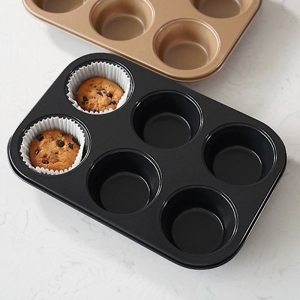 Muffinform i rustfrit stål med non-stick belægning - Medium Delight