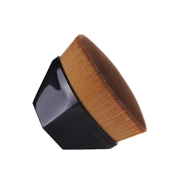 Bærbar Flad Foundation Pensel til Flawless Makeup Applikation Skønhedsværktøj
