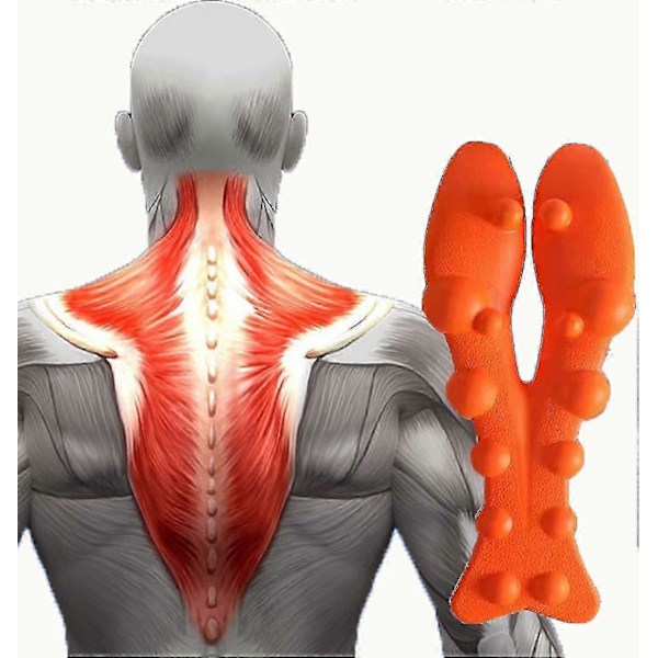 Trapezius Triggerpunkt Massager, Myofascial Release Nakke- og Skuldersmerter, Reducerer Træthed og Frigiver Tryk i Øvre Ryg og Lænd - Ny SZJR