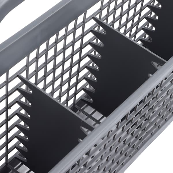 Diskmaskin Förvaringskorg Universal Plast Diskmaskin Bestick Silverbestick Korg för GE WD28X10128-Grå-1 styck