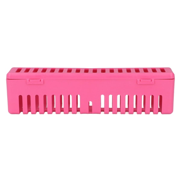 Dental Instrument Autoklave Box Plastic Dental Box Medical Instrument Cleaning Container Pink