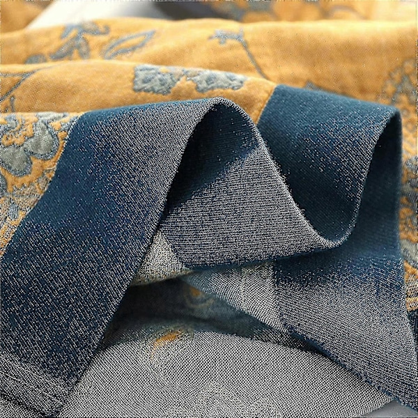 Dobbeltsidig Bomullspledd Boho Sengeteppe for Sofa, Sengetøy 150 X 200 Cm farge 6