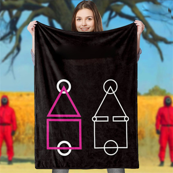 BL629 Teppe Polyester Seng Sove Teppe Moteriktig Unikt Mønster Teppe for Hjemmekontor 140 X 200cm