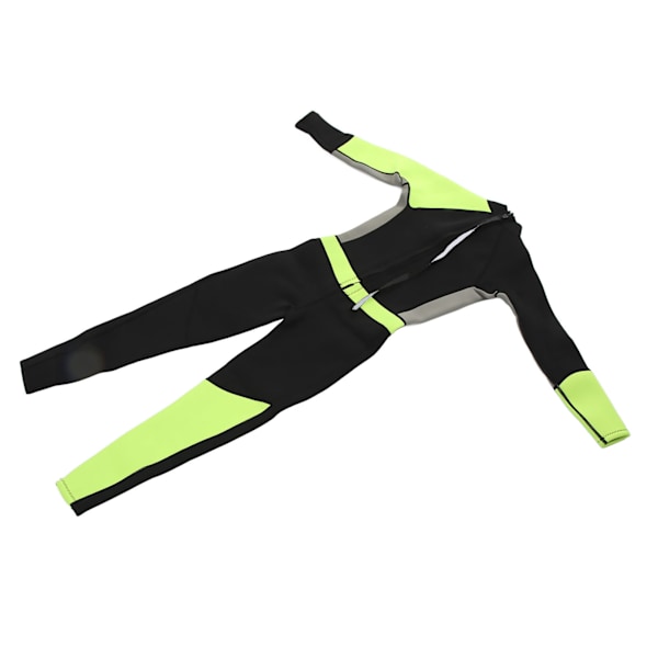3mm tykkelse våtdrakt kvinners en del kald bevis varm dykkerdrakt lang ermet vanntett våtdrakt for svømming snorkling gul grå svart XL