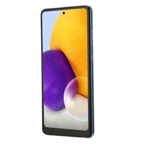 6,7 tum organisk LED-skärmersättning med fingeravtryckssensor för Samsung Galaxy A72 5G 4G SM A725 SM A725M DS Blå