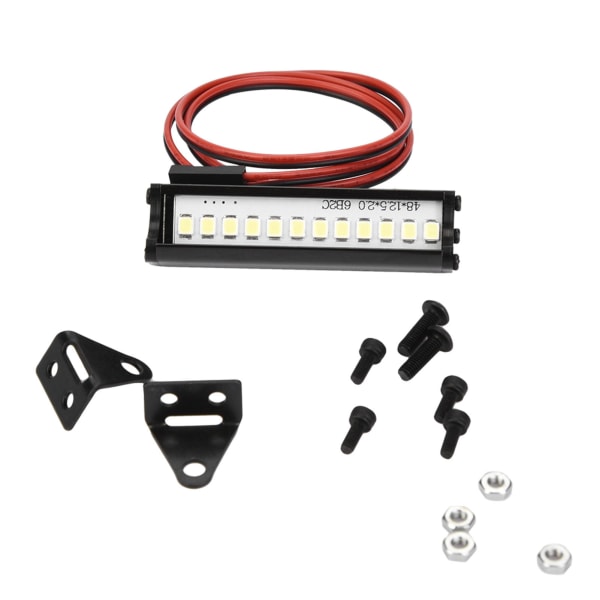 55 mm RC Crawler LED Light Bar LEDs Lampe 1:10 RC Car Part til TRX4 90046 90048 SCX10
