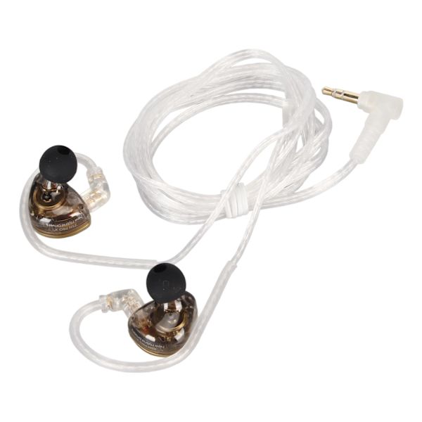 Hybridiset dynaamiset ajurit, tasapainotetut ankkurikuulokkeet, syvä basso, stereo, 1DD 1BA, kaksoisajuriset monitorikuulokkeet KZ ZSN PRO X Gold