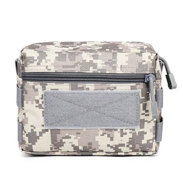 Utomhus Sport Midjeväska Fanny Pack Multifunktionell Vandring Fiske Medicinsk Midjeväska ACU Camo