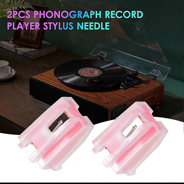 Phonograf Pladespiller Stylus Nål Udskiftning Stylus Til Pladespiller Kompatibel Med Crosley Np1 Np6, Pakke Med 2 Zekai