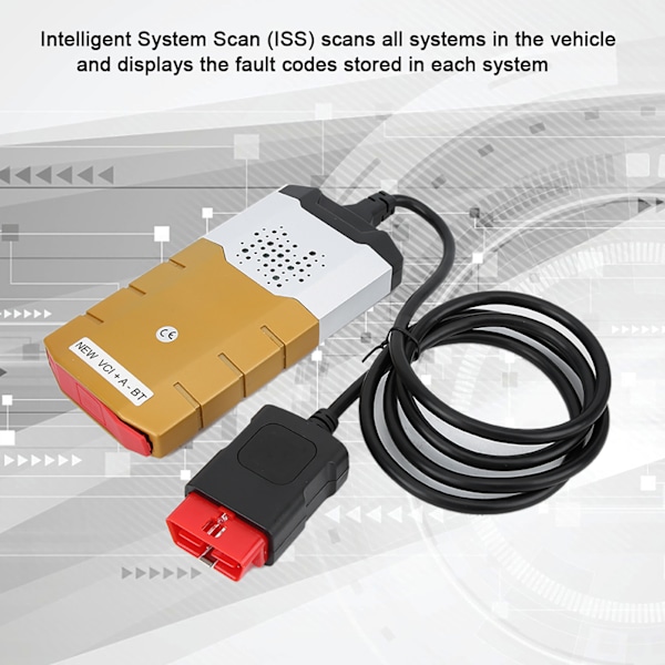 Diagnose Gold Series Kodescanner BDII OBD2 Diagnoseværktøj Universal