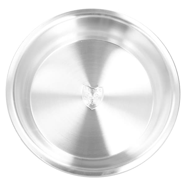 Dyp Tallerken Rustfritt Stål Kraftig Salat Suppe Serveringsfat Servise for Hjemmekjøkken 28cm