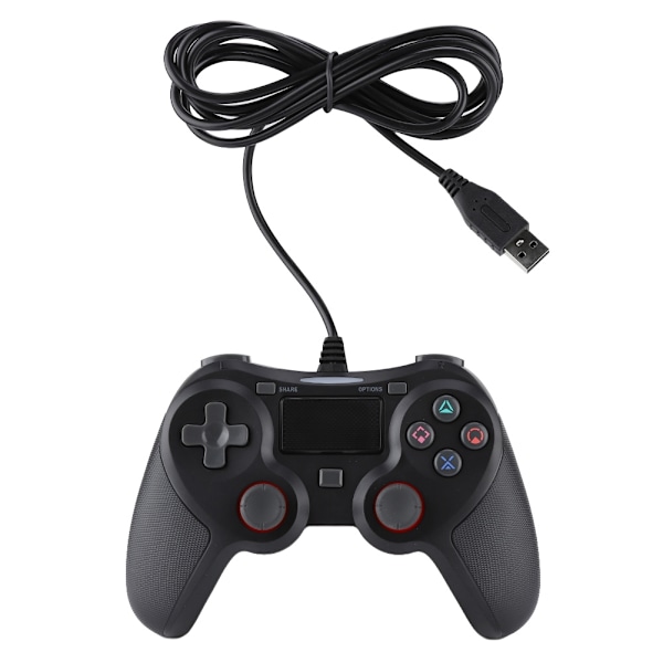 Wired Gamepad Gaming Controller Joystick for PS4-5(Black)