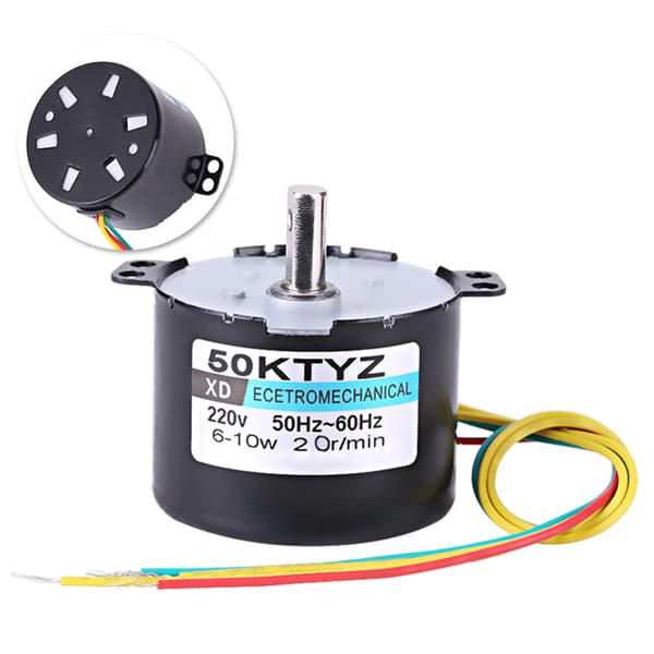 AC220V 10W 0.5A Permanent Magnet Synkronmotor CW/CCW 20r/min