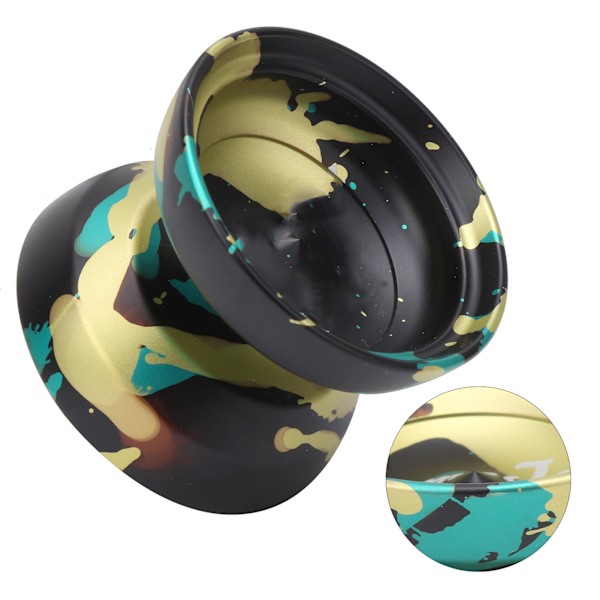 Yoyo Ball Alloy Yoyo Toy med erstatnings Yoyo Strings for barn over 8 år gammelGrønn