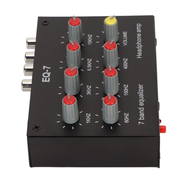 7-bands equalizer RCA ingång utgång volym justerbar 2 kanaler bil equalizer EQ bil hörlursförstärkare 100-240V