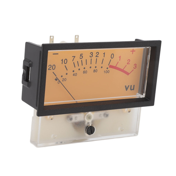 12V Højpræcision VU-meter Header DB Audio Level Header Effektforstærker Level Meter med Baggrundsbelysning 1000UA 50Ω
