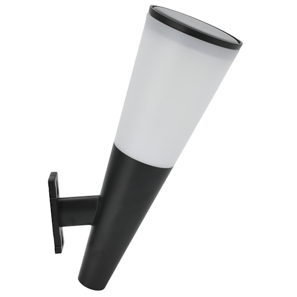 Solar vegglampe LED 2-farget lys IP65 vanntett for utendørs gårdsplass korridor hage trappegate