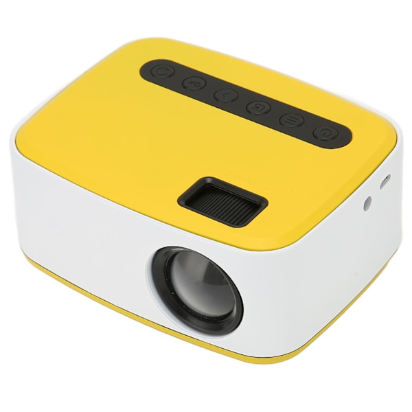 Mini Projektor LED WiFi USB-tilkobling 1080P Innebygd høyttaler Bærbar projektor for hjemmekino Camping Reise 100‑240VEU Plugg 100‑240V