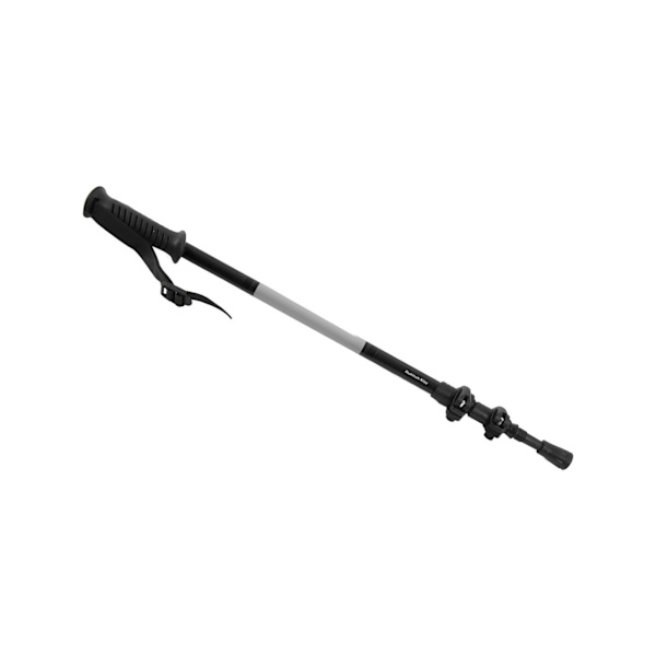 Tredelt aluminiumlegering Alpenstock korrosjonsbestandig teleskopisk turstavsvart