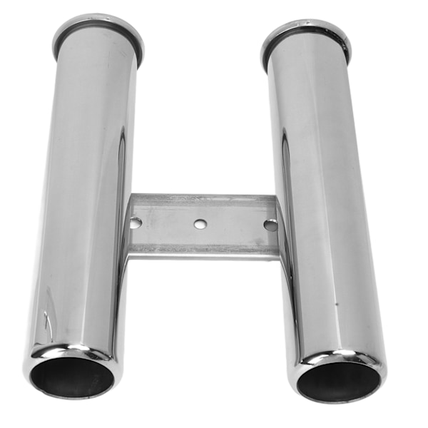 Fiske Stang Stativ Rør Rustfritt Stål 2 Link Rør Stang Holder for Båt RV Yacht 42mm Dia