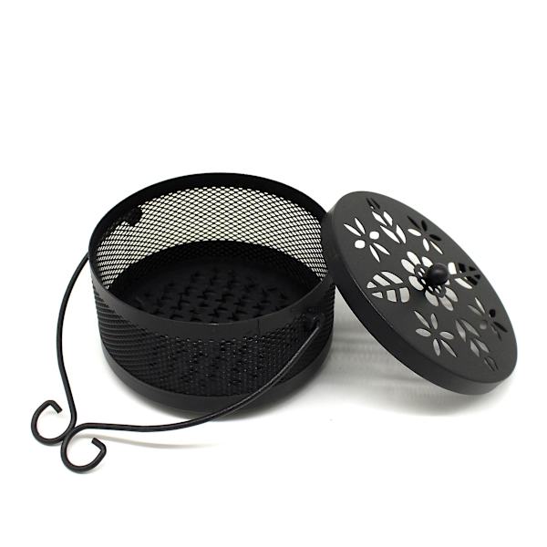 Kannettava Retro-Hyttyskierukanpidin Kotiin ja Leirintään (Musta)