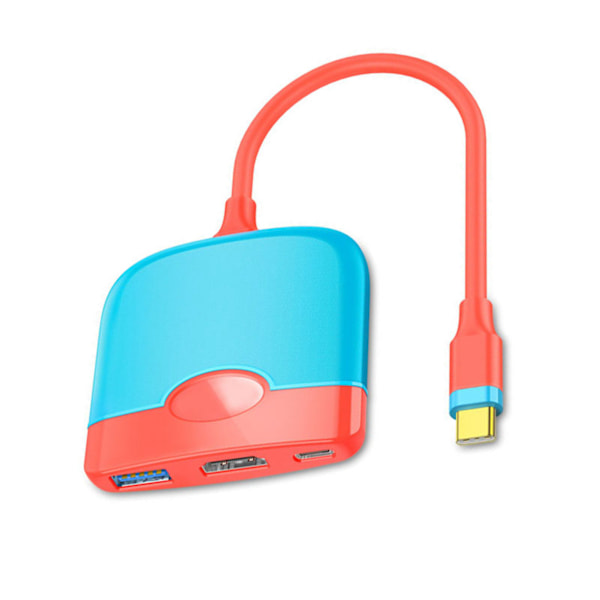 3 in 1 Type C - HDMI-sovitin 4K 5 Gbps Type C AV -monitoiminen sovitinmuunnin kytkimelle
